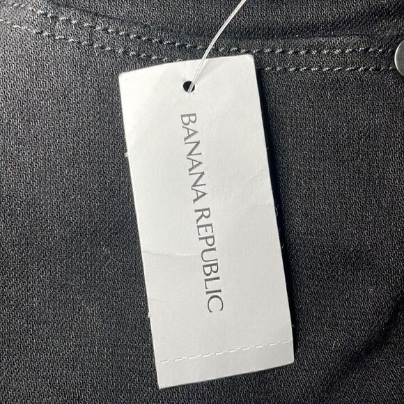 Banana Republic High-Rise Skinny Jean, Black, Size 29 Long NWOT $110 442800 - Picture 5 of 8
